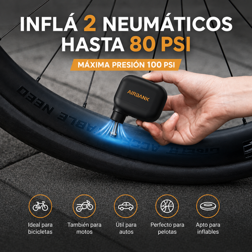 Mini bomba de aire AS100.