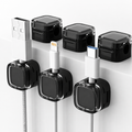Pack X6 Organizadores De Cables Magnetico Adhesivo Reforzado